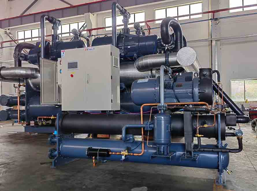 水冷式雙機(jī)頭螺桿冷水機(jī)組